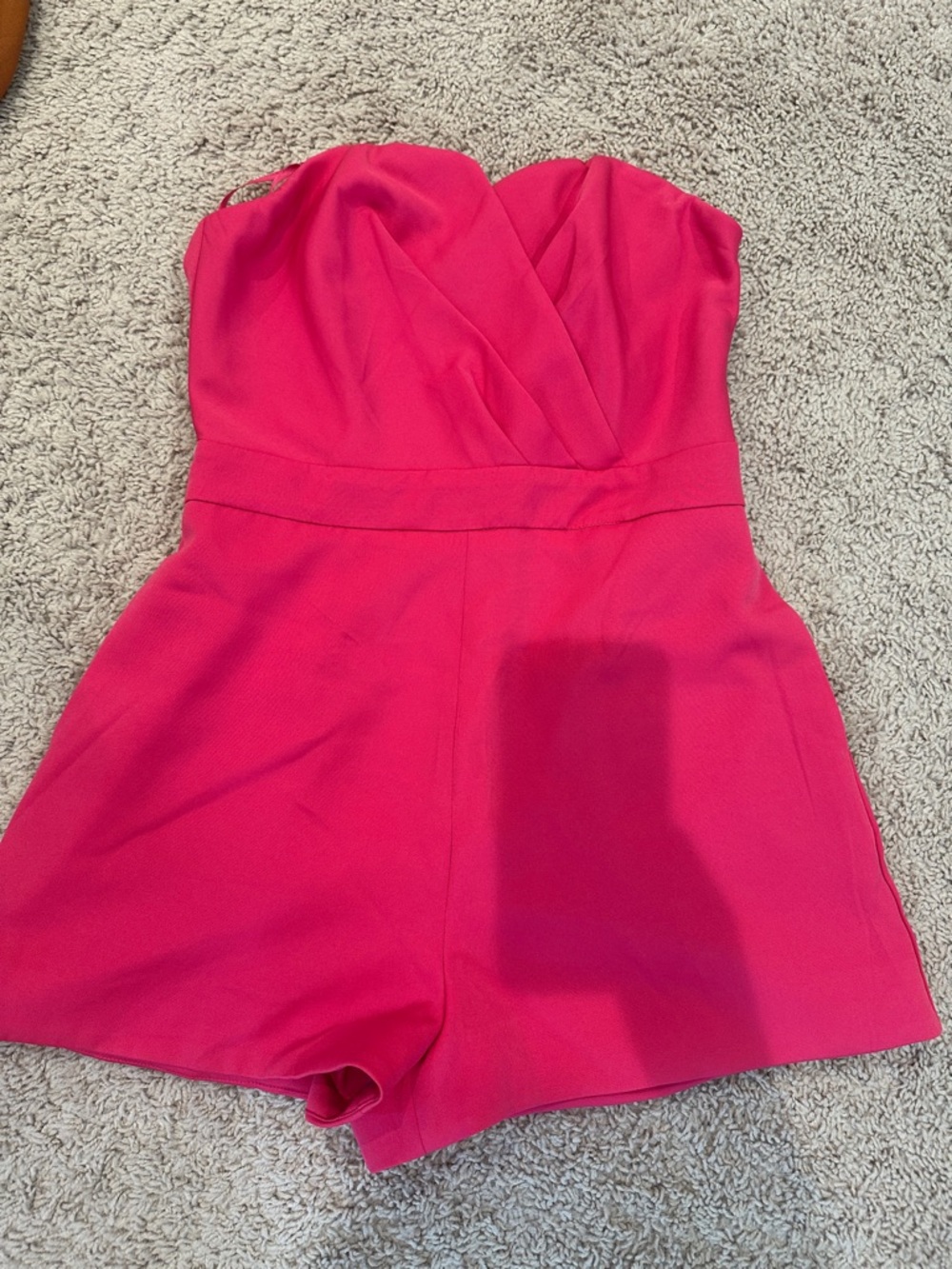 Do+Be Strapless Hot Pink Romper